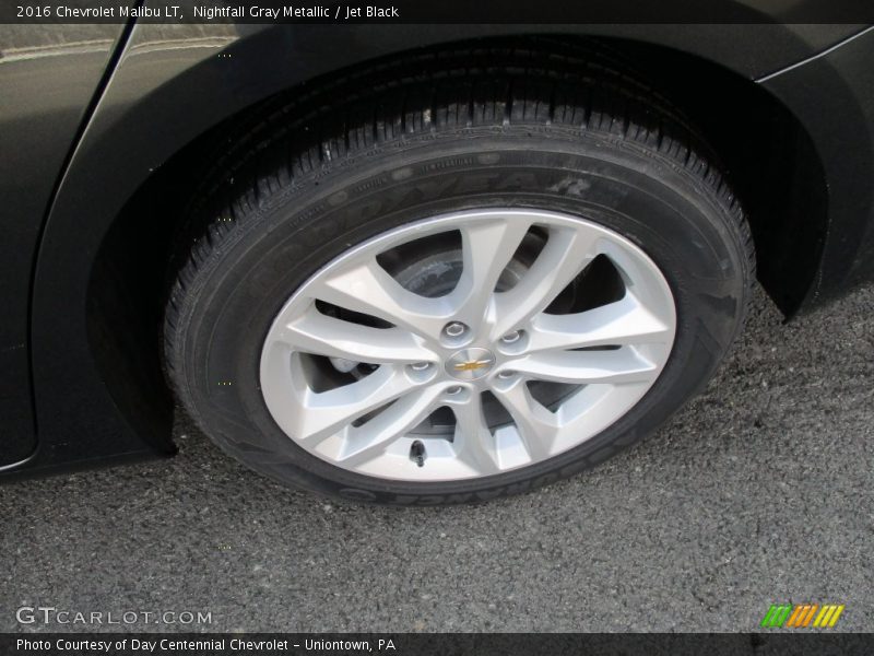 Nightfall Gray Metallic / Jet Black 2016 Chevrolet Malibu LT