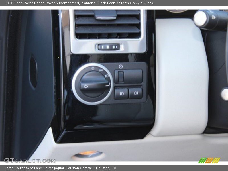 Santorini Black Pearl / Storm Grey/Jet Black 2010 Land Rover Range Rover Supercharged