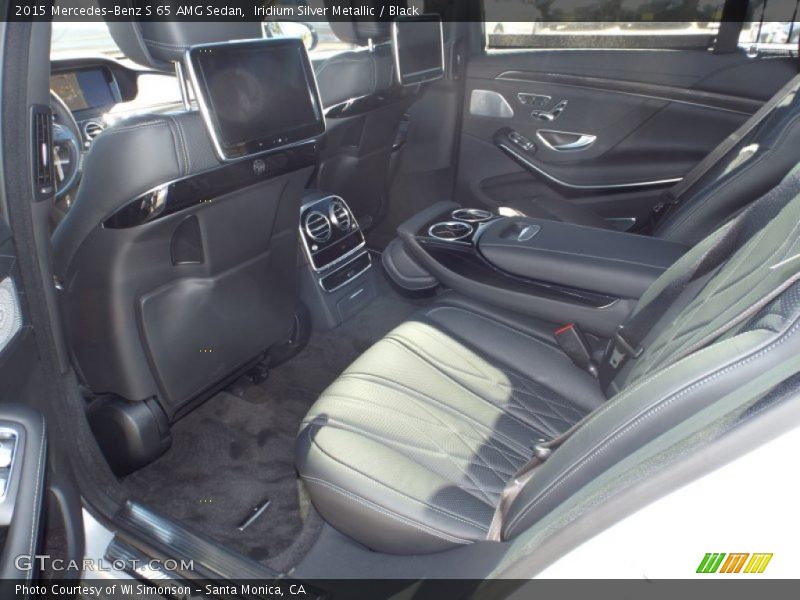Rear Seat of 2015 S 65 AMG Sedan