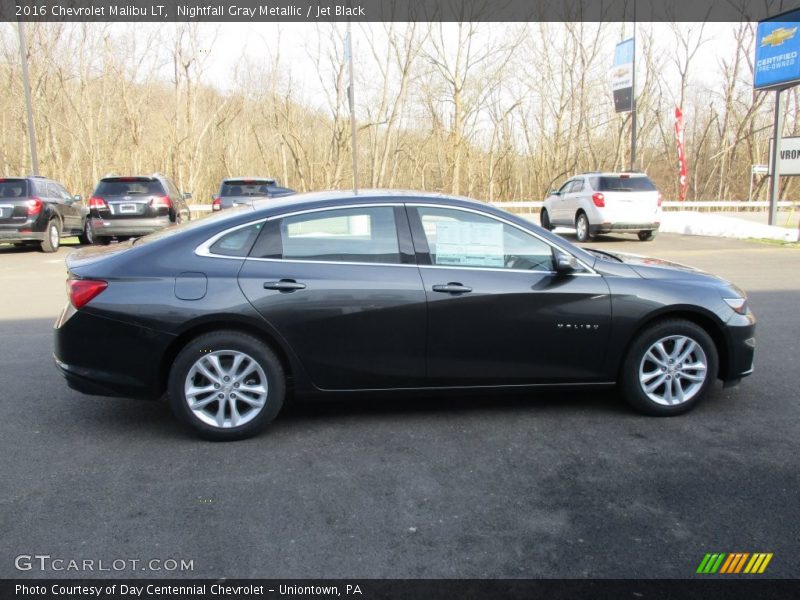 Nightfall Gray Metallic / Jet Black 2016 Chevrolet Malibu LT