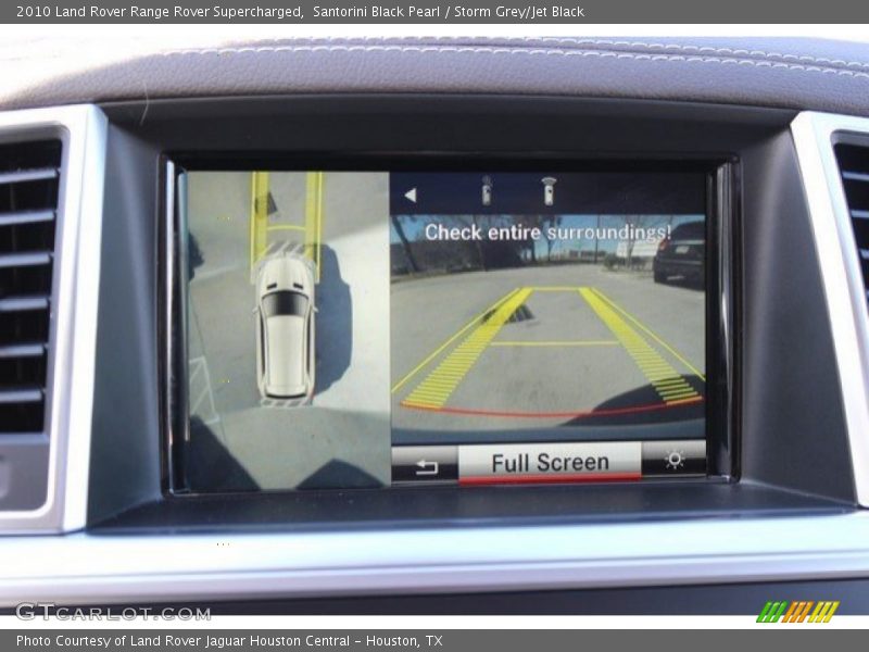 Santorini Black Pearl / Storm Grey/Jet Black 2010 Land Rover Range Rover Supercharged