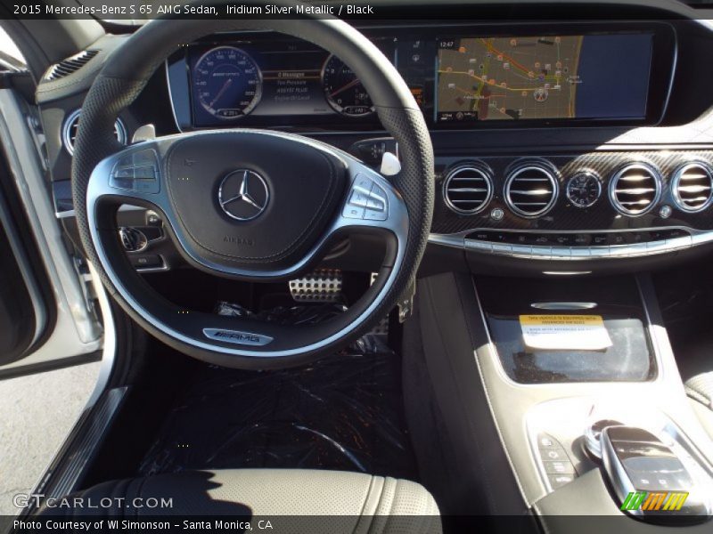 Iridium Silver Metallic / Black 2015 Mercedes-Benz S 65 AMG Sedan