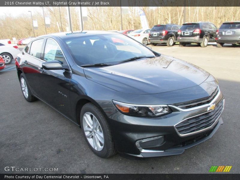 Nightfall Gray Metallic / Jet Black 2016 Chevrolet Malibu LT