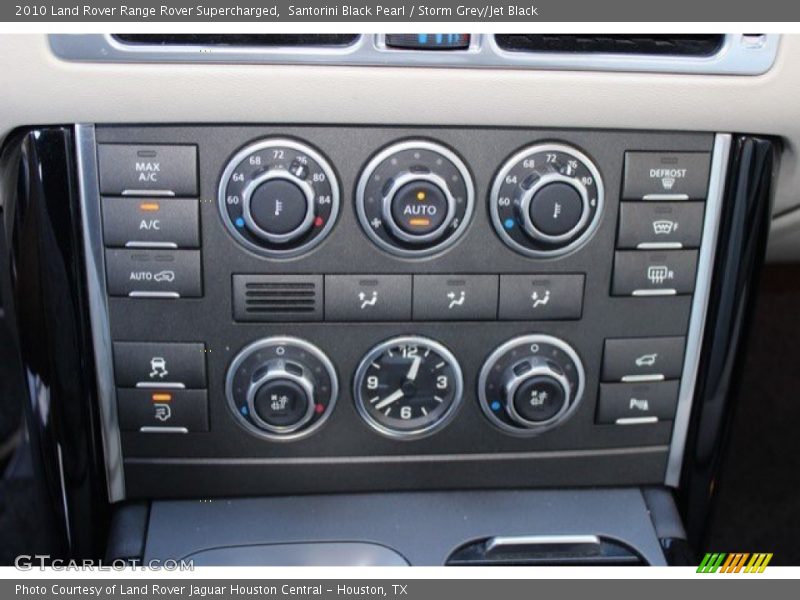 Santorini Black Pearl / Storm Grey/Jet Black 2010 Land Rover Range Rover Supercharged