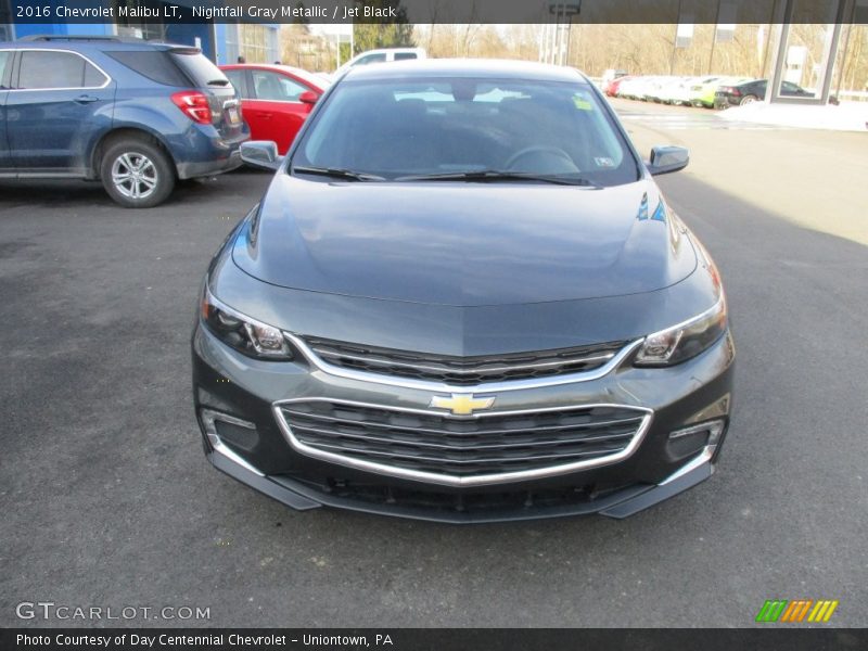 Nightfall Gray Metallic / Jet Black 2016 Chevrolet Malibu LT