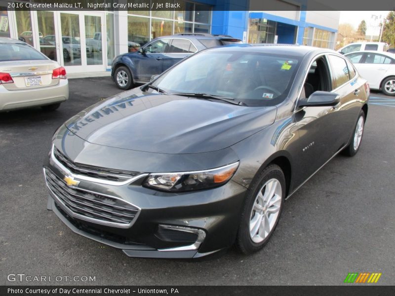 Nightfall Gray Metallic / Jet Black 2016 Chevrolet Malibu LT