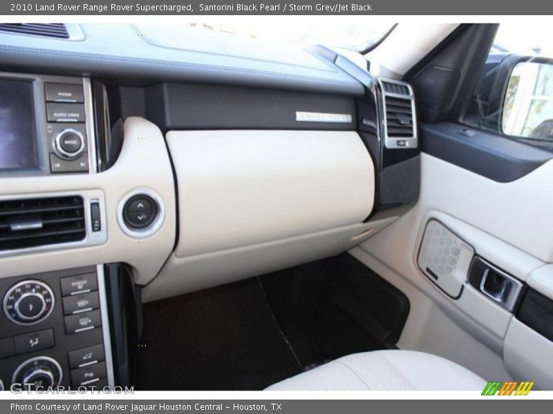 Santorini Black Pearl / Storm Grey/Jet Black 2010 Land Rover Range Rover Supercharged