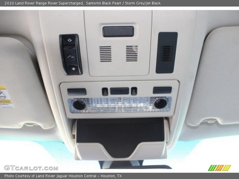 Santorini Black Pearl / Storm Grey/Jet Black 2010 Land Rover Range Rover Supercharged