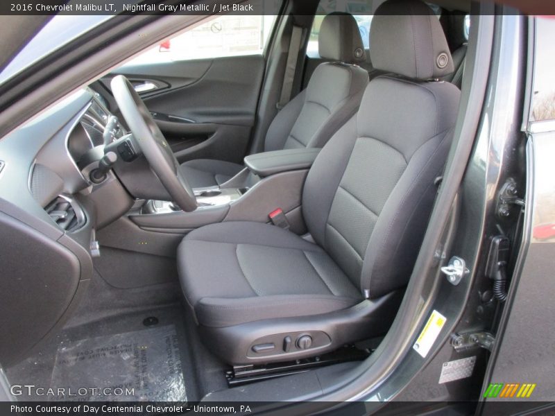 Nightfall Gray Metallic / Jet Black 2016 Chevrolet Malibu LT