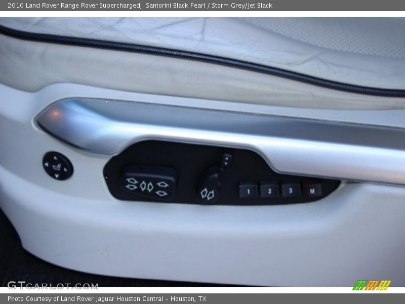 Santorini Black Pearl / Storm Grey/Jet Black 2010 Land Rover Range Rover Supercharged