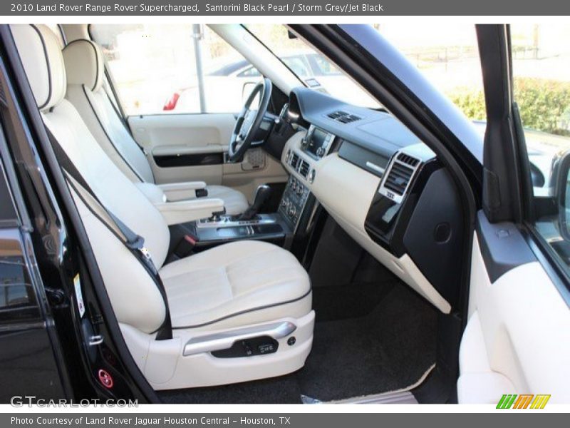 Santorini Black Pearl / Storm Grey/Jet Black 2010 Land Rover Range Rover Supercharged
