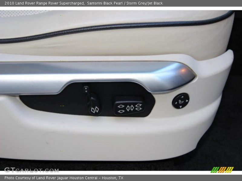 Santorini Black Pearl / Storm Grey/Jet Black 2010 Land Rover Range Rover Supercharged