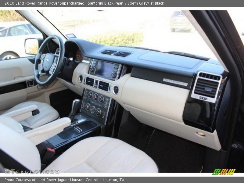 Santorini Black Pearl / Storm Grey/Jet Black 2010 Land Rover Range Rover Supercharged