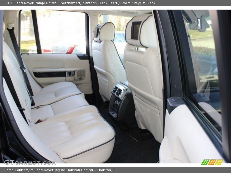 Santorini Black Pearl / Storm Grey/Jet Black 2010 Land Rover Range Rover Supercharged