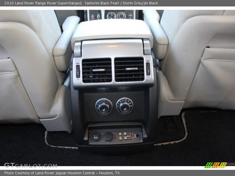 Santorini Black Pearl / Storm Grey/Jet Black 2010 Land Rover Range Rover Supercharged
