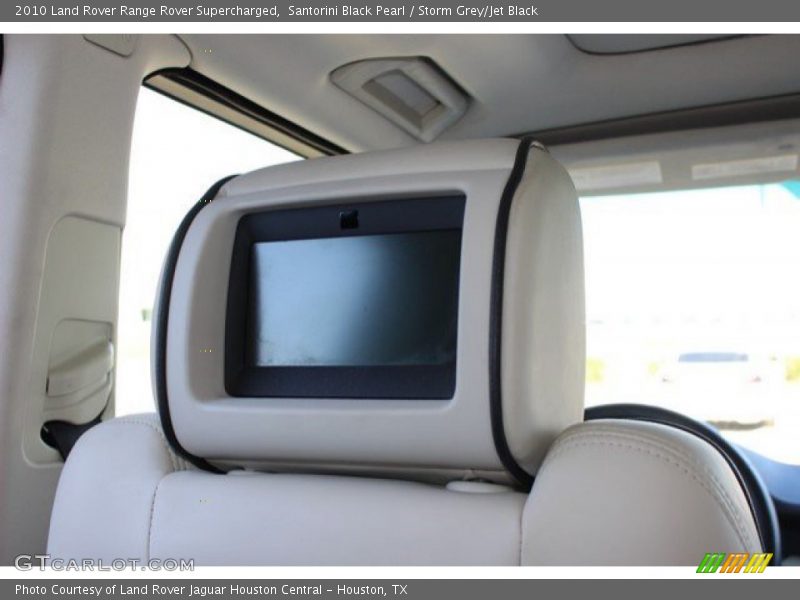 Santorini Black Pearl / Storm Grey/Jet Black 2010 Land Rover Range Rover Supercharged