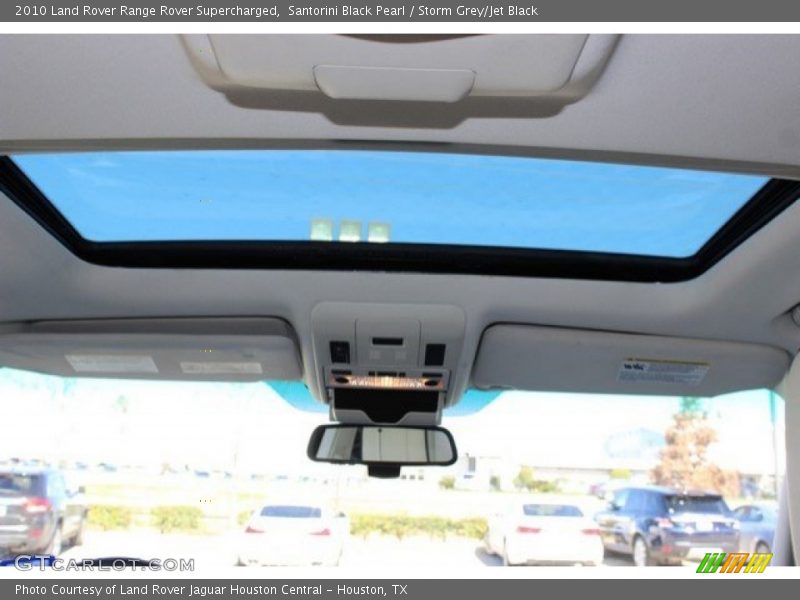 Santorini Black Pearl / Storm Grey/Jet Black 2010 Land Rover Range Rover Supercharged