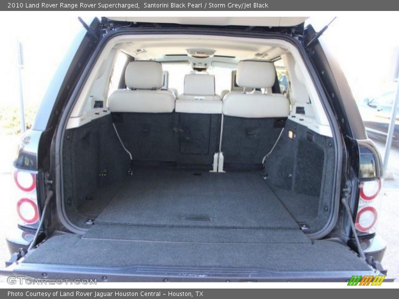 Santorini Black Pearl / Storm Grey/Jet Black 2010 Land Rover Range Rover Supercharged