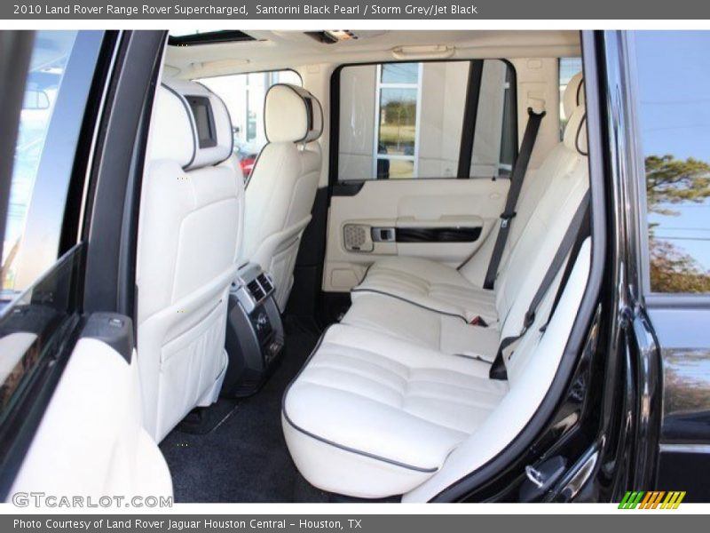 Santorini Black Pearl / Storm Grey/Jet Black 2010 Land Rover Range Rover Supercharged