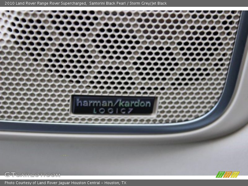 Santorini Black Pearl / Storm Grey/Jet Black 2010 Land Rover Range Rover Supercharged