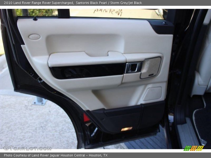 Santorini Black Pearl / Storm Grey/Jet Black 2010 Land Rover Range Rover Supercharged