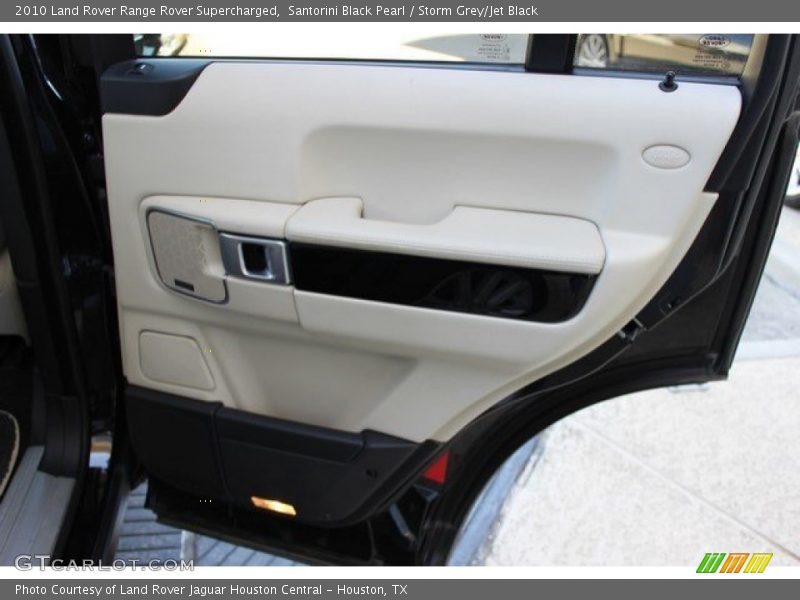 Santorini Black Pearl / Storm Grey/Jet Black 2010 Land Rover Range Rover Supercharged