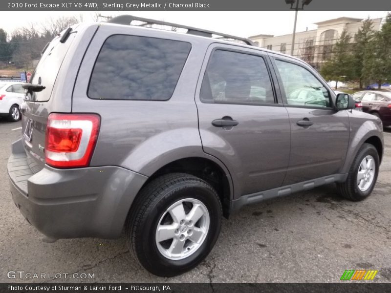 Sterling Grey Metallic / Charcoal Black 2010 Ford Escape XLT V6 4WD
