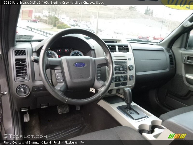 Sterling Grey Metallic / Charcoal Black 2010 Ford Escape XLT V6 4WD
