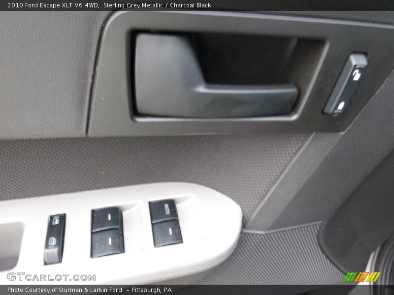 Sterling Grey Metallic / Charcoal Black 2010 Ford Escape XLT V6 4WD