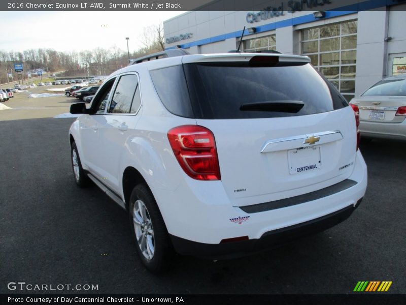 Summit White / Jet Black 2016 Chevrolet Equinox LT AWD