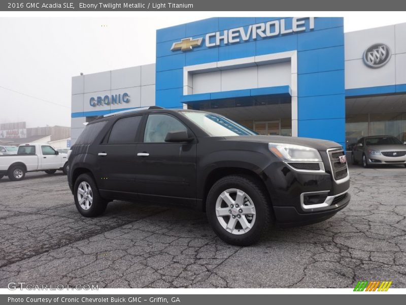 Ebony Twilight Metallic / Light Titanium 2016 GMC Acadia SLE