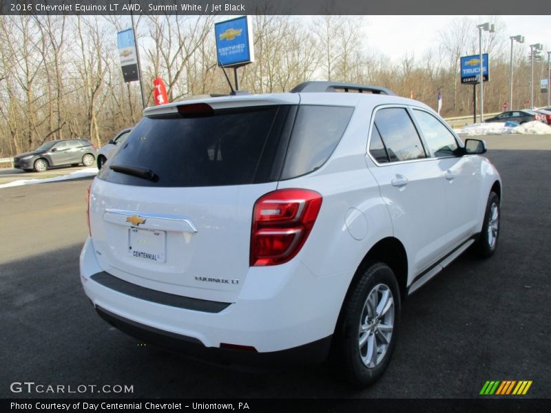 Summit White / Jet Black 2016 Chevrolet Equinox LT AWD