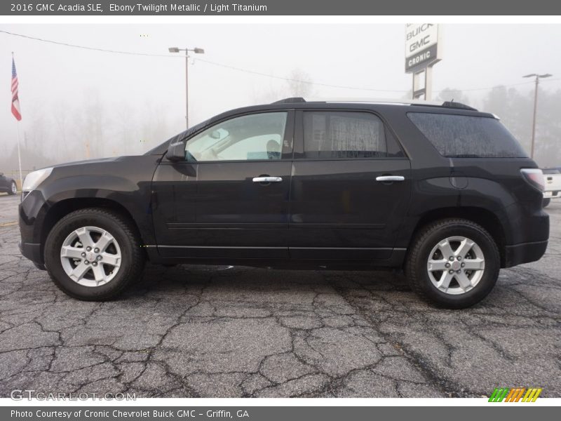 Ebony Twilight Metallic / Light Titanium 2016 GMC Acadia SLE