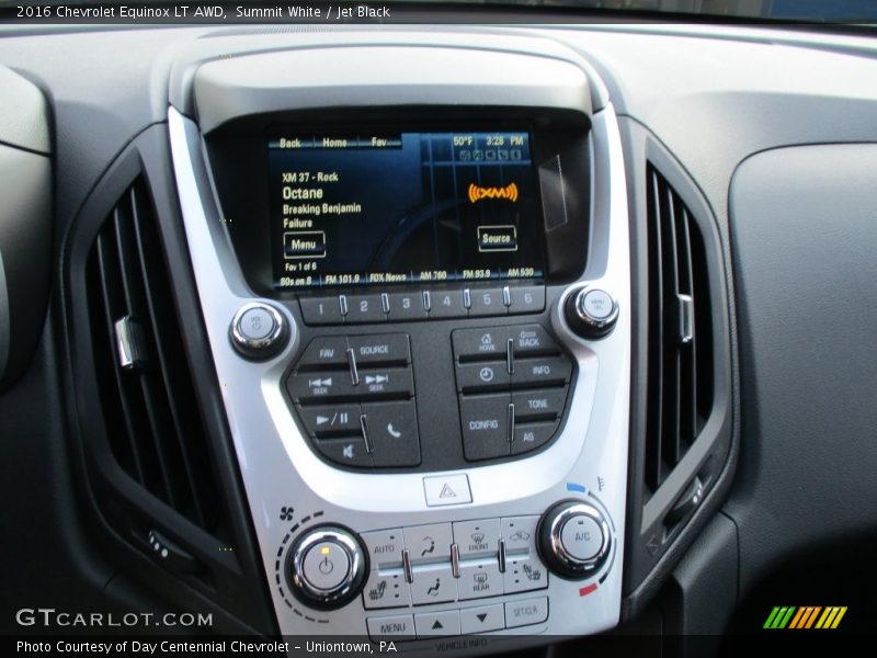 Summit White / Jet Black 2016 Chevrolet Equinox LT AWD