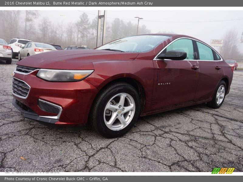 Butte Red Metallic / Dark Atmosphere/Medium Ash Gray 2016 Chevrolet Malibu LS