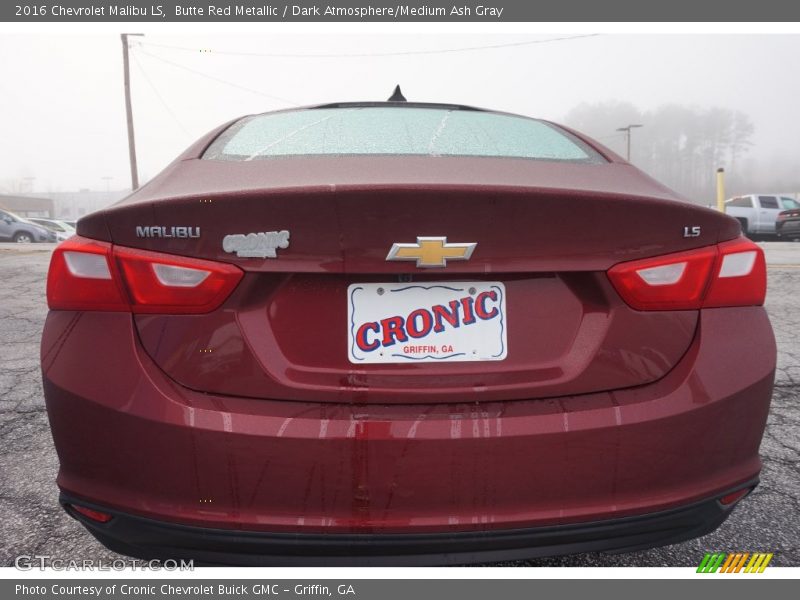 Butte Red Metallic / Dark Atmosphere/Medium Ash Gray 2016 Chevrolet Malibu LS