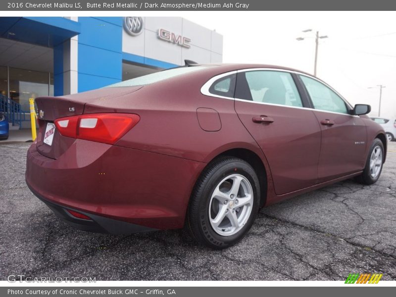 Butte Red Metallic / Dark Atmosphere/Medium Ash Gray 2016 Chevrolet Malibu LS