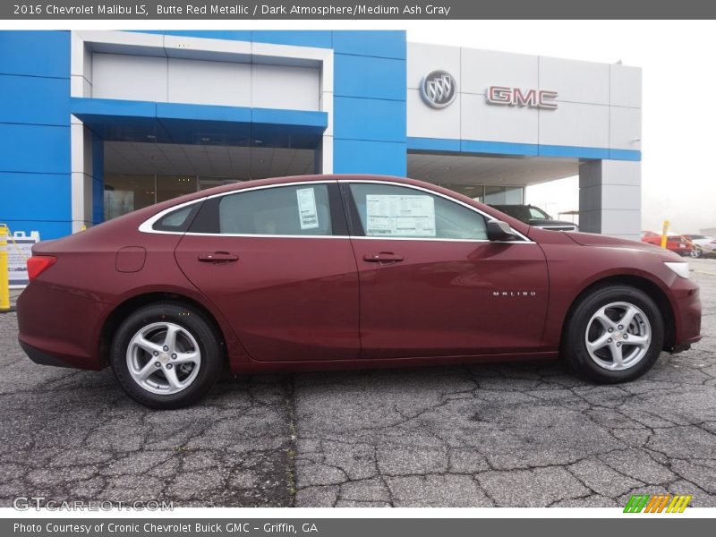 Butte Red Metallic / Dark Atmosphere/Medium Ash Gray 2016 Chevrolet Malibu LS
