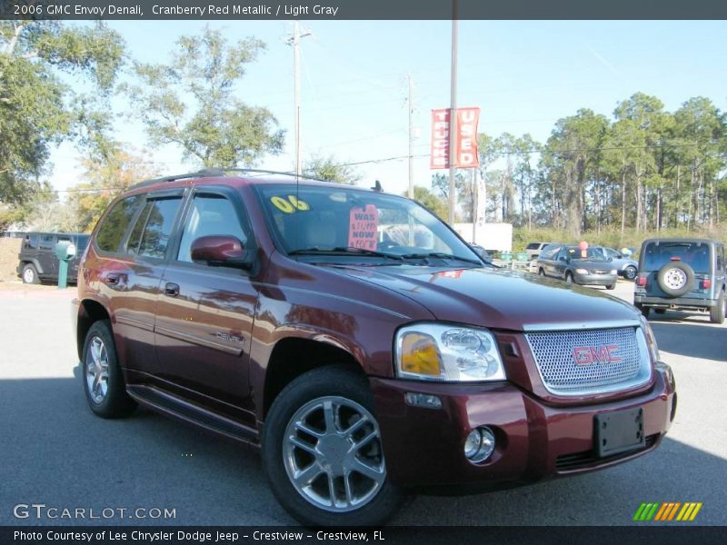 Cranberry Red Metallic / Light Gray 2006 GMC Envoy Denali