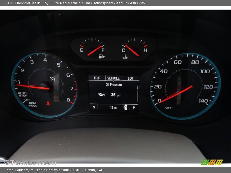 Butte Red Metallic / Dark Atmosphere/Medium Ash Gray 2016 Chevrolet Malibu LS
