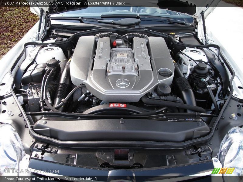  2007 SL 55 AMG Roadster Engine - 5.4 Liter AMG Supercharged SOHC 24-Valve V8