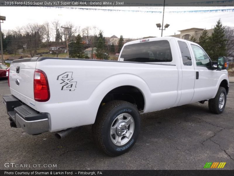 Oxford White / Steel 2016 Ford F250 Super Duty XLT Super Cab 4x4