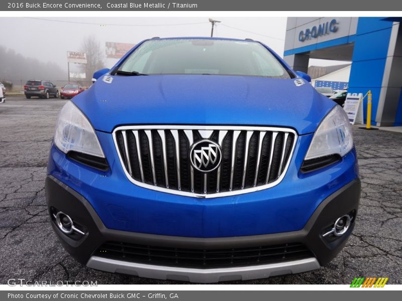 Coastal Blue Metallic / Titanium 2016 Buick Encore Convenience