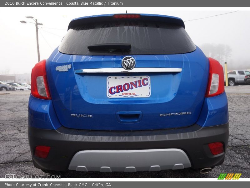 Coastal Blue Metallic / Titanium 2016 Buick Encore Convenience