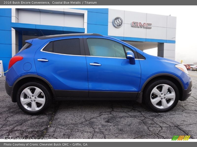 Coastal Blue Metallic / Titanium 2016 Buick Encore Convenience