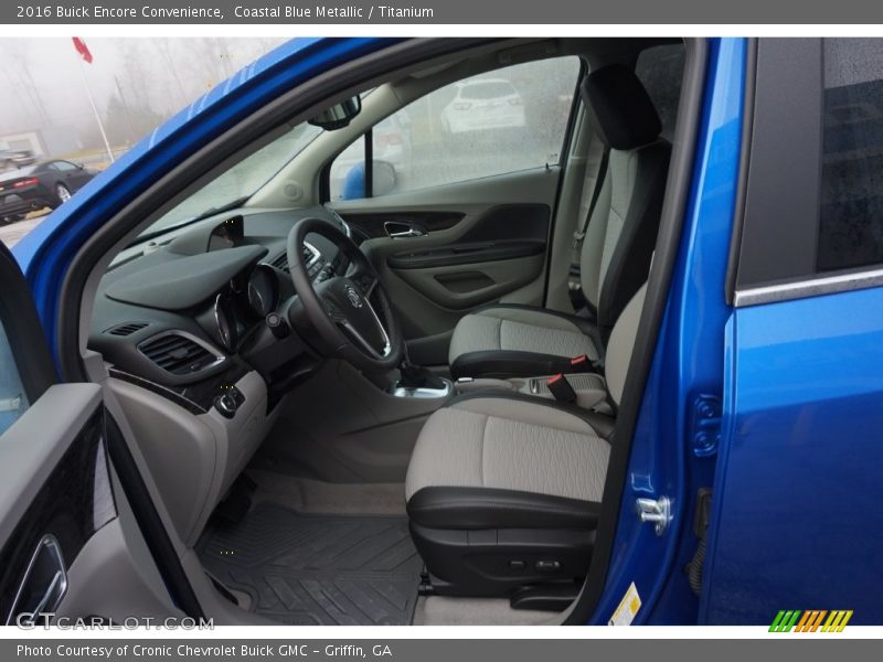Coastal Blue Metallic / Titanium 2016 Buick Encore Convenience