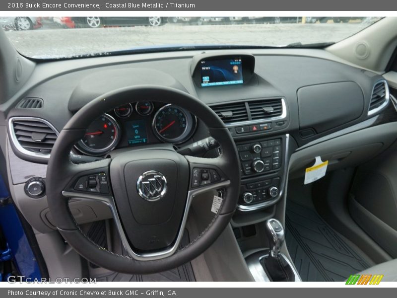 Coastal Blue Metallic / Titanium 2016 Buick Encore Convenience