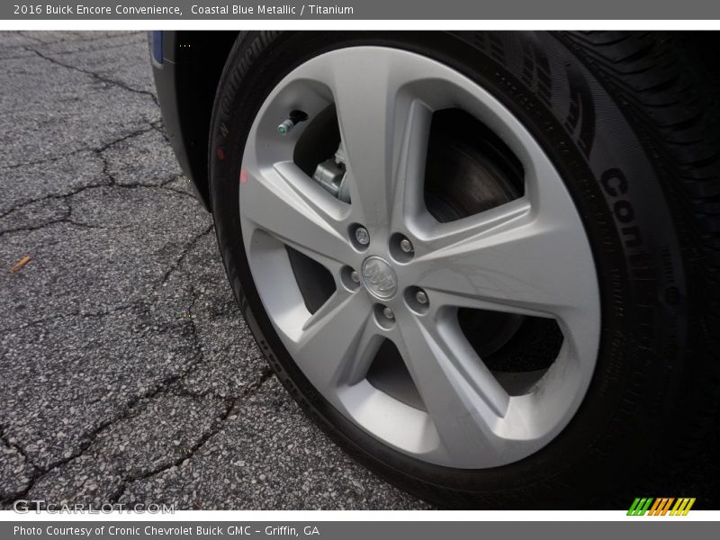 Coastal Blue Metallic / Titanium 2016 Buick Encore Convenience