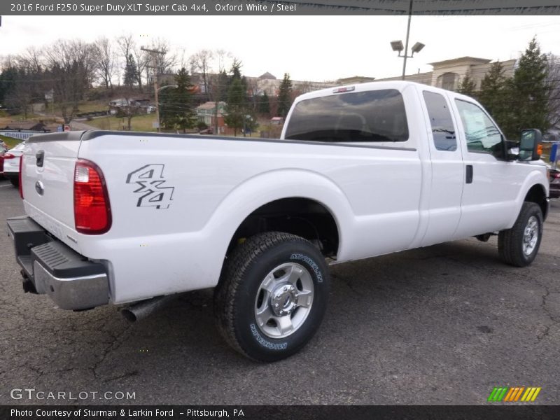 Oxford White / Steel 2016 Ford F250 Super Duty XLT Super Cab 4x4
