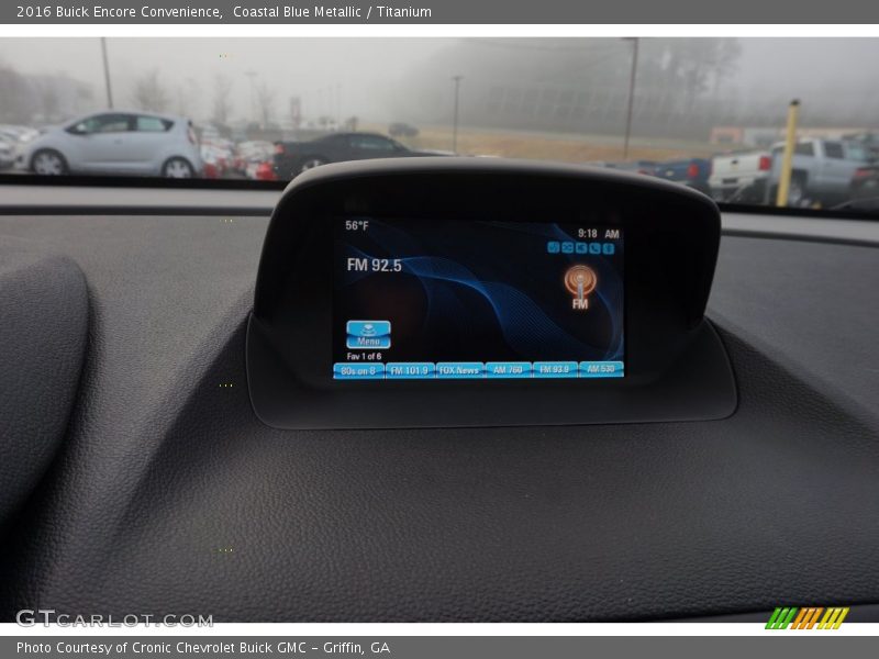 Coastal Blue Metallic / Titanium 2016 Buick Encore Convenience